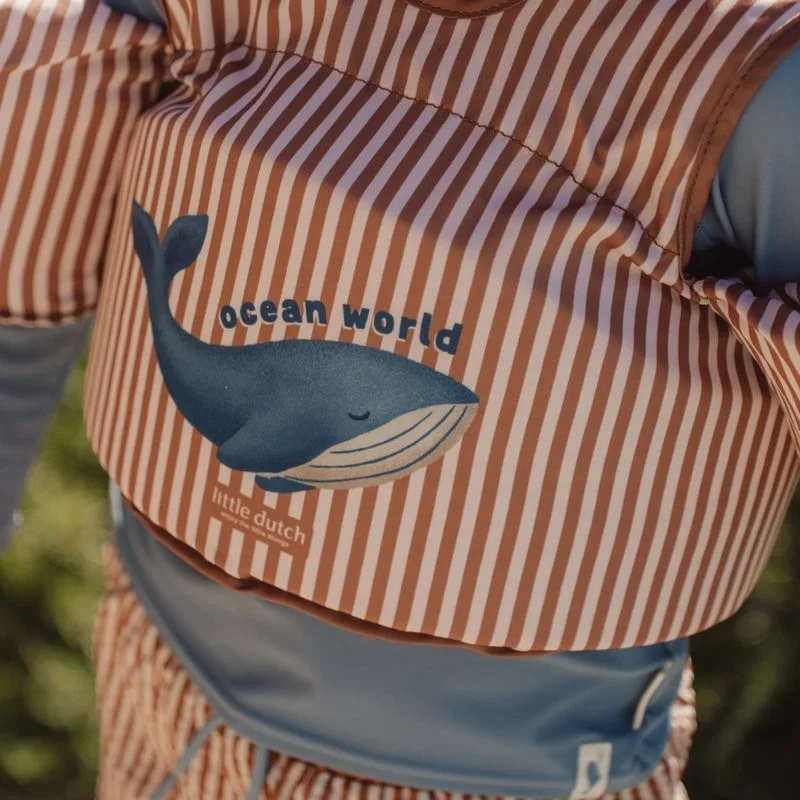 Детска жилетка за плуване с ръкавки 3-6 години Ocean World