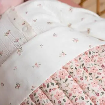 Ватирано Двустранно Одеяло 70х100 Fairy Floral & Fairy Blossom