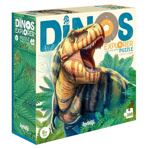 Пъзел и Игра 2 в 1 Dino's Explorer