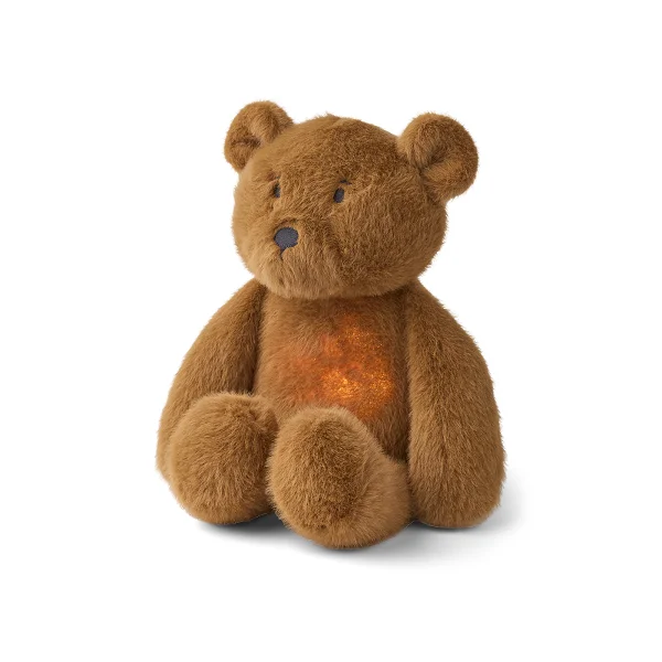 Мека Светеща Играчка Bear Golden Caramel