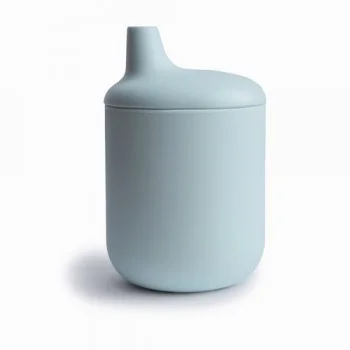 Силиконова Чаша Против Разливане Powder Blue Mushie