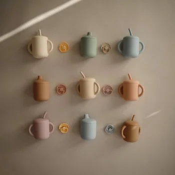 Силиконова Чаша Против Разливане Cambridge Blue Mushie