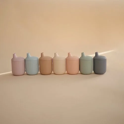 Силиконова Чаша Против Разливане Cambridge Blue Mushie