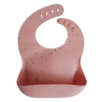Силиконов Лигавник Powder Pink Confetti Mushie