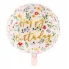 Фолиев Балон Happy Birthday Pink 45cm