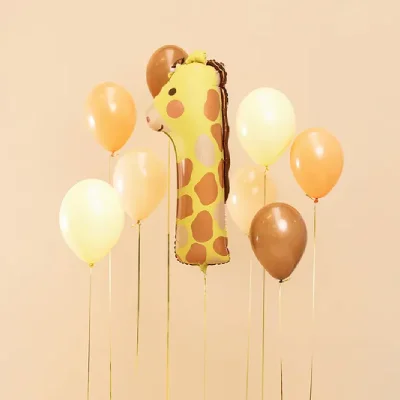 Фолиев Балон Цифра "1" Giraffe 42x90 cm