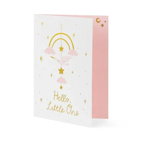 Картичка с Декорация Stork Pink 