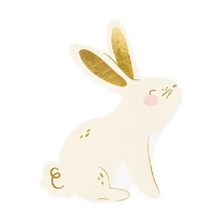 Парти Салфетки Bunny 14x15 cm - 20 броя