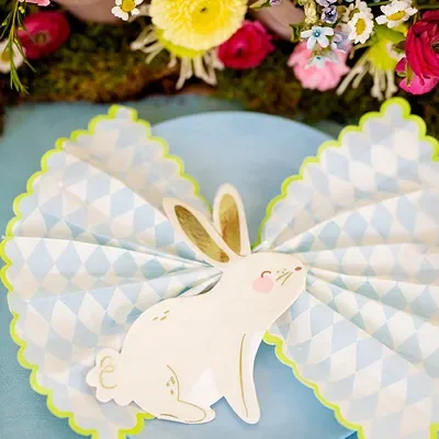 Парти Салфетки Bunny 14x15 cm - 20 броя