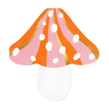 Парти Салфетки Mushroom 13x13.5cm - 20 броя 