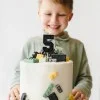 Свещ за Рожден Ден Цифра "5" Black 6cm