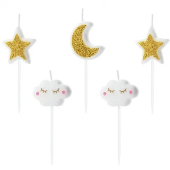 Сет Свещи За Рожден Ден Little Star 2- 3cm - 5 броя