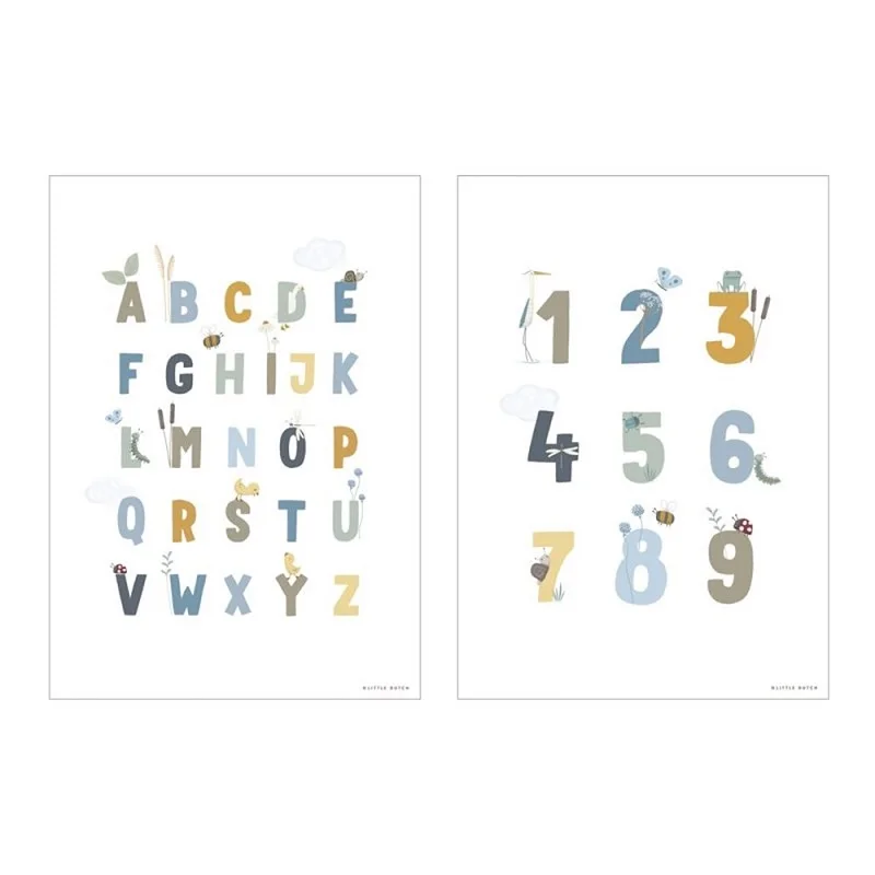 Плакат Little Goose ABC - Blue