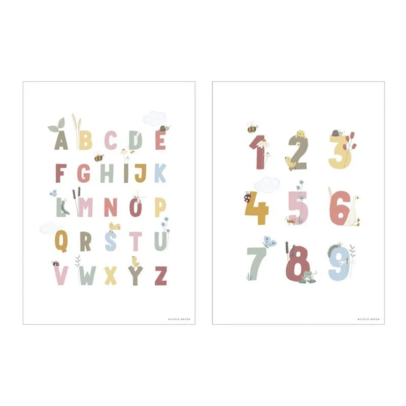 Плакат Little Goose ABC - Pink