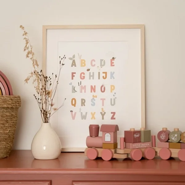 Плакат Little Goose ABC - Pink