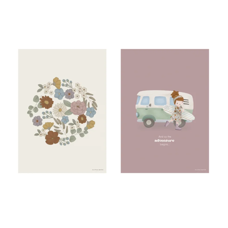 Плакат Vintage Little Flowers