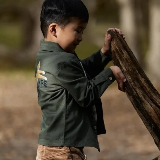 Риза Safari Friends Deep Olive