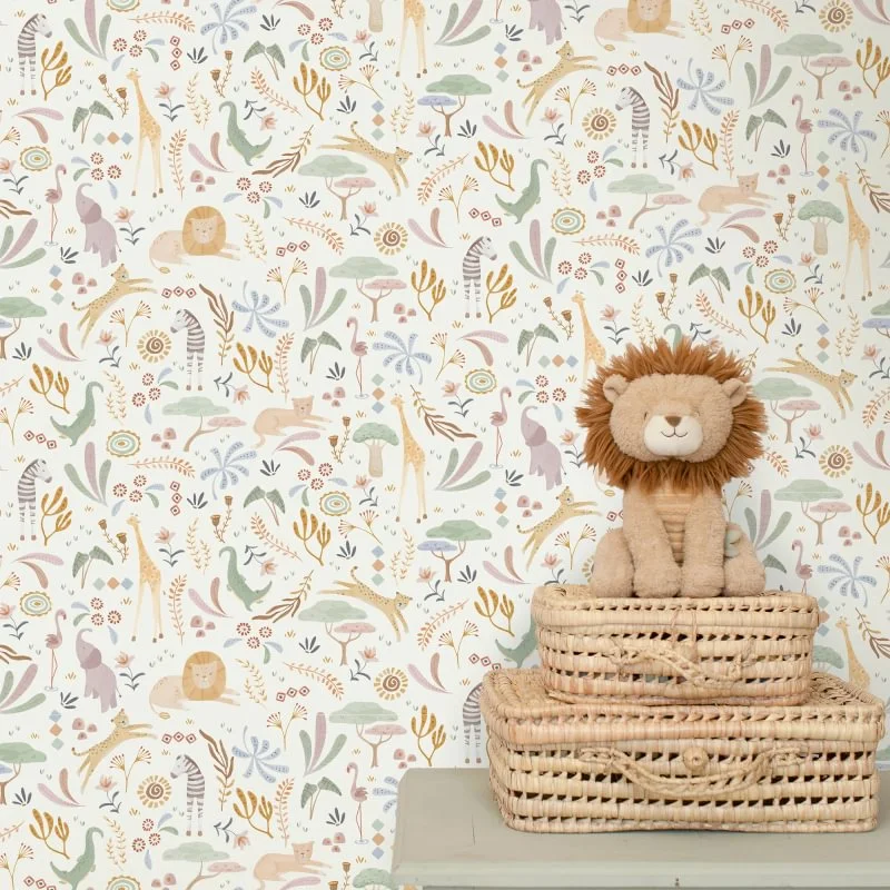 Тапет за Детска Стая Safari Wonders
