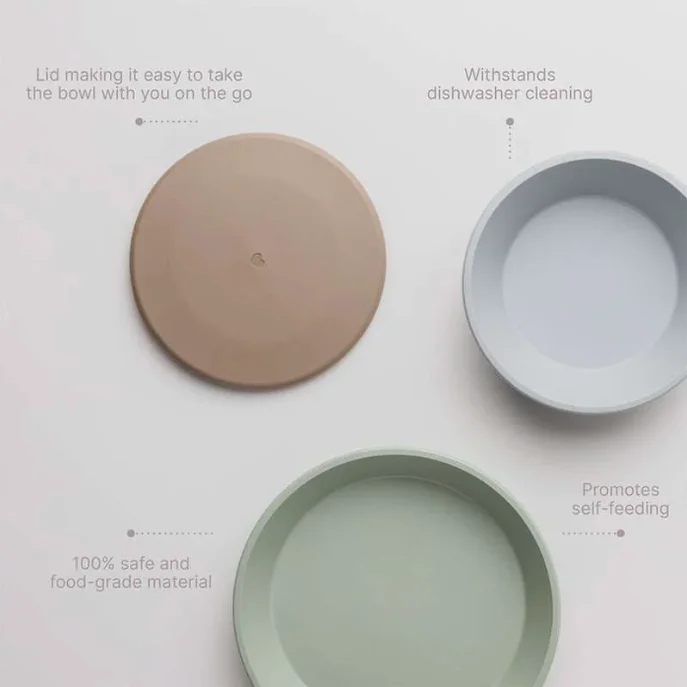 BIBS Сет Чинии за Хранене Blush