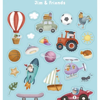Стикери Jim & Friends 