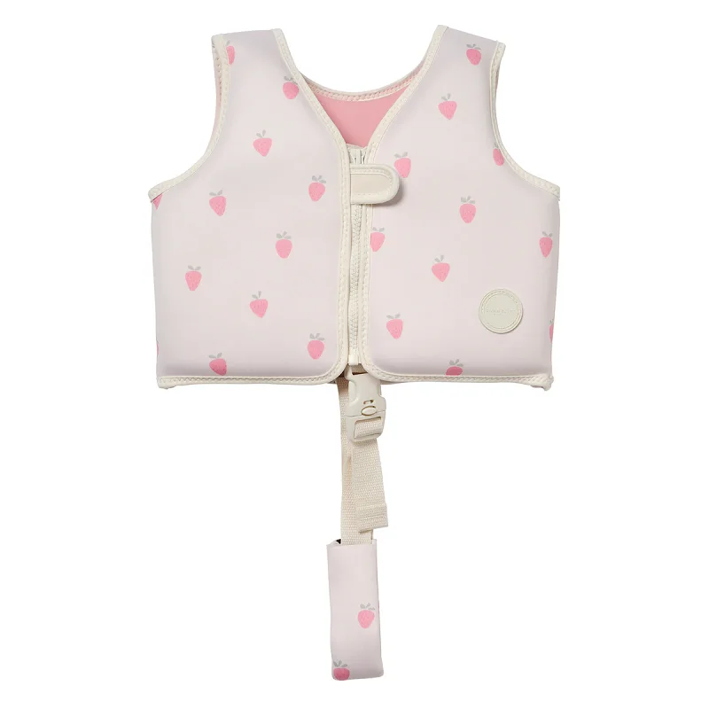 Детска Жилетка за Плуване 2-3 години SunnyLife Strawberry Sunshine Pink