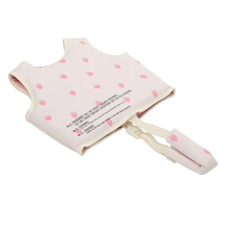Детска Жилетка за Плуване 2-3 години SunnyLife Strawberry Sunshine Pink