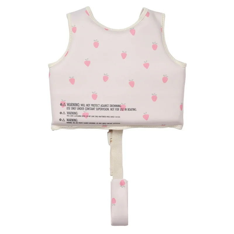 Детска Жилетка за Плуване 2-3 години SunnyLife Strawberry Sunshine Pink