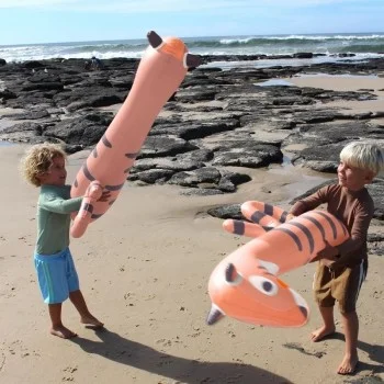 Надуваем Нудъл SunnyLife Tino the Tiger Clay
