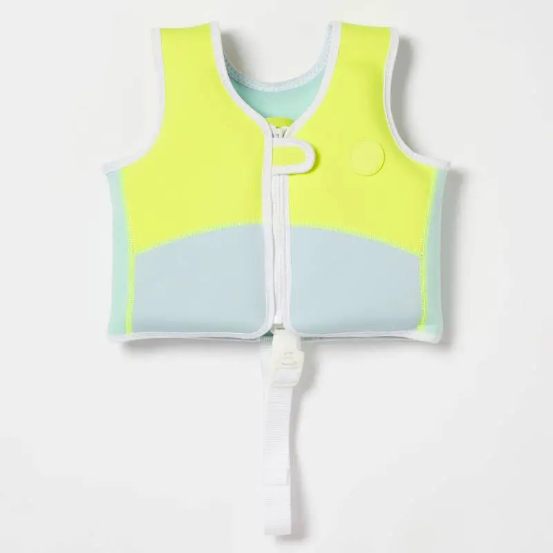 Детска Жилетка за Плуване 1-2 години SunnyLife Aqua Neon Yellow