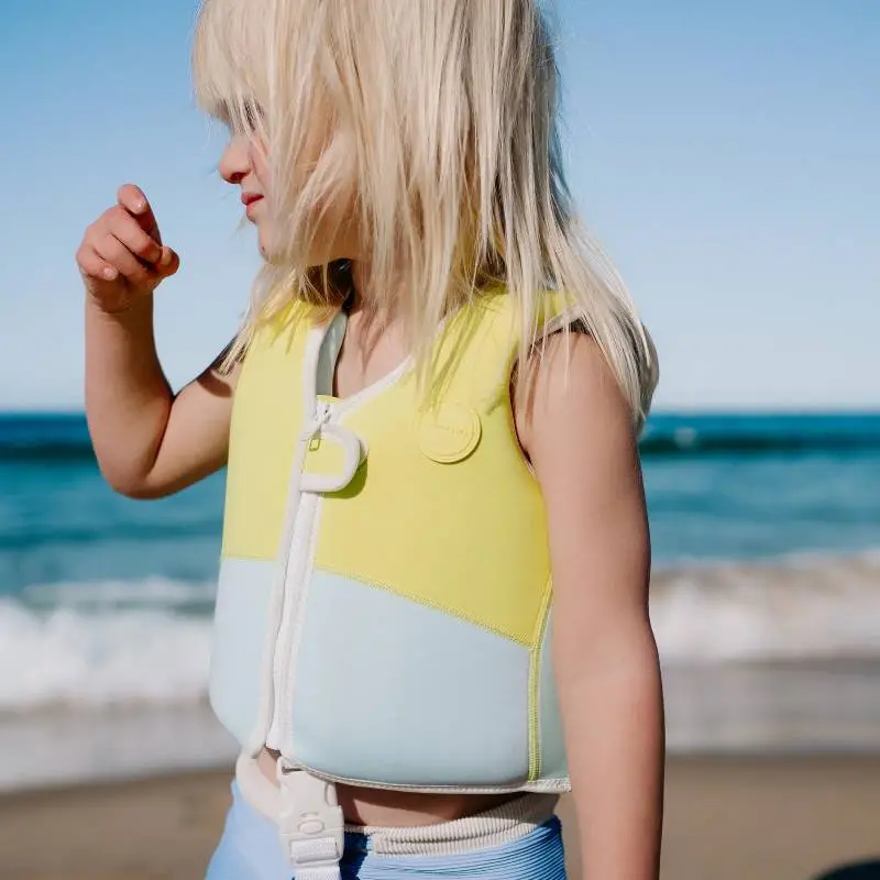 Детска Жилетка за Плуване 1-2 години SunnyLife Aqua Neon Yellow