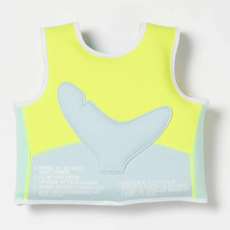 Детска Жилетка за Плуване 1-2 години SunnyLife Aqua Neon Yellow