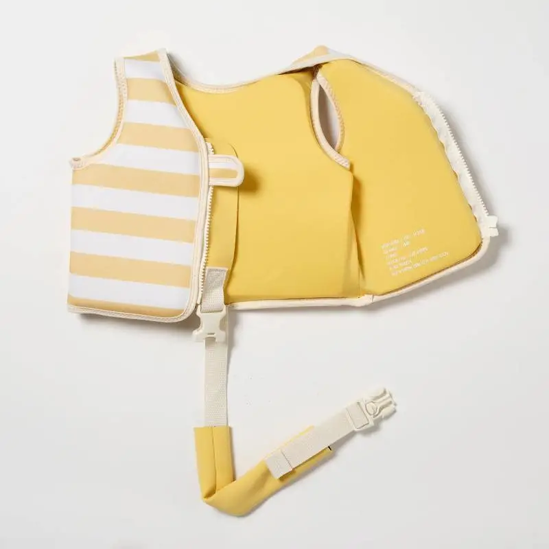 Детска Жилетка за Плуване 1-2 години SunnyLife Sid the Seagull Mustard Stripe