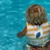 Детска Жилетка за Плуване 1-2 години SunnyLife Sid the Seagull Mustard Stripe