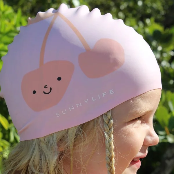 Детска Шапка за Плуване SunnyLife Cotton Candy Cherry