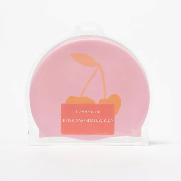 Детска Шапка за Плуване SunnyLife Cotton Candy Cherry