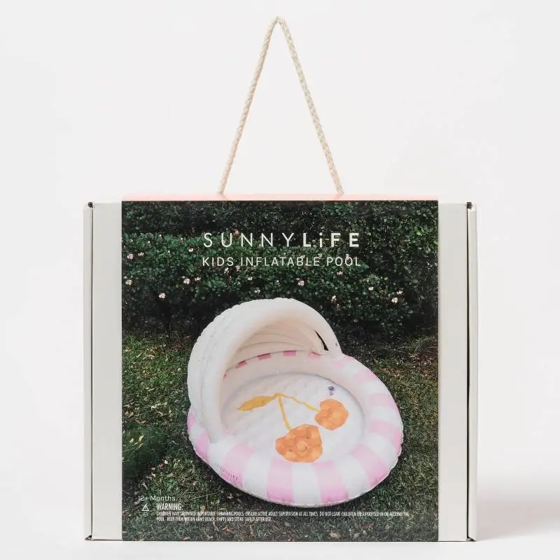 Детски Надуваем Басейн SunnyLife Cotton Candy Cherry