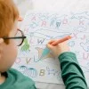 Силиконова Подложка с Маркери за Оцветяване - Alphabet (latin)
