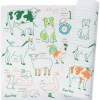 Силиконова Подложка с Маркери за Оцветяване - Farm Animals