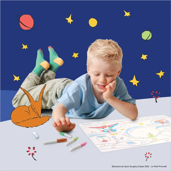 Силиконова Подложка с Маркери за Оцветяване - LE PETIT PRINCE