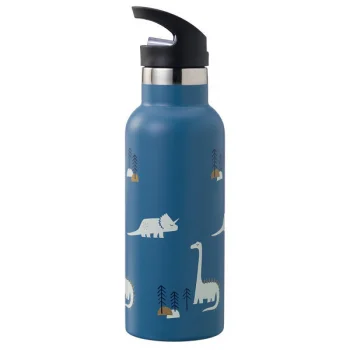 Термо Бутилка със Сламка 500 ml DINO