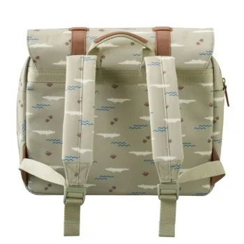 Раница с кожени детайли Crocodile 33 x 24 x 9 см